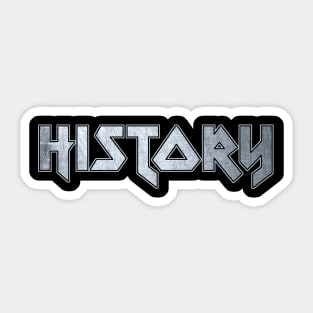 History Sticker